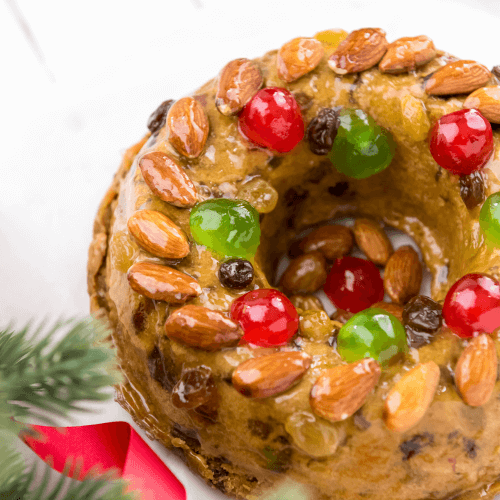 Recette gâteau de noel aux fruits confis